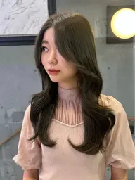 【ケア重視の方◎】韓国風カット＋ケアカラー＋プレミアムトリートメント（髪質再生8step）