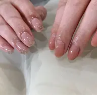 片手ニュアンスアート+片手ワンカラーorグラデーション(オフ+ケア込)💅