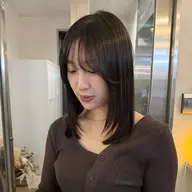 【雨でも綺麗をキープ 🌟】前髪/顔周り曲がるストレート＋cut＋ミストtr˖ 𝜗𝜚