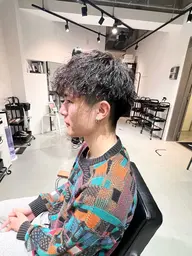 メンズカット+印象を変える眉カット(シャンプー、ブロー、セット込み)