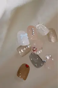 〈ＧＷ限定💕〉【特別撮影モデル】おまかせdesign◇（自爪育成ケア・オフ+1100円）