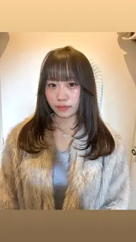 カット＋透明感カラー＋2stepトリートメント