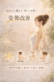 【当日限定‼️口コミ💬&写真】神経から整う美姿勢リメイク​〜​50分​〜​