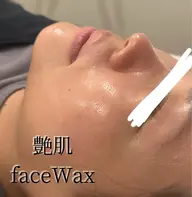 大人気艶肌faceWax☆水素水→鎮静クリーム付き。