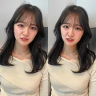 【少しの変化でも可愛さを🐱ིྀ】コテ巻き+前髪カット