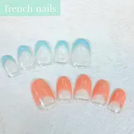 💅オフ込み💅🏻フレンチ🎨お好きなカラーを選べます🍉