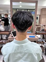 カット+メンズパーマ(ベーシックパーマ)※施術時間2時間前後 部分パーマも可◎