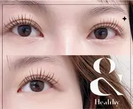 ❤️🔥【&healthy 】最新技術★LEDエクステ×パーマ/フラットラッシュ120本、仕上がりコーディング付き