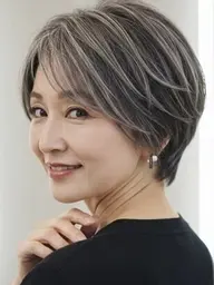 【ナチュラルに】白髪ぼかしハイライト+カット+トリートメント