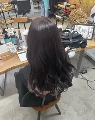 🎨透明感ワンカラー✨韓国カラー/暗髪/艶カラー