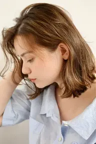 【2回目以降】土日祝日限定❣️小顔カット＋透け感イルミナカラー✨＋1stepトリートメント🤭