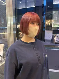 ブリーチ(根本)+カラー