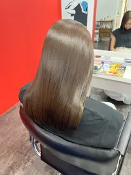 cut＋髪質改善straight＋color