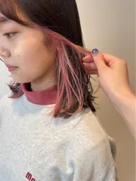 🤍🎀チラッと可愛いインナーカラー🎀🤍