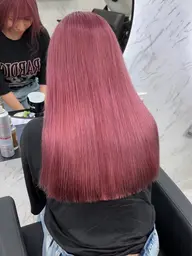 🦋ブリーチリタッチ＋カラー＋色もちUPトリートメント（ダブルカラー）