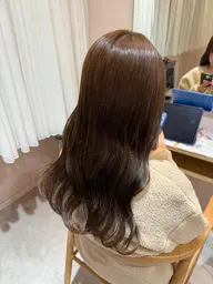 全体カラー＋AujuaオーダーメイドTR🫧お客様にピッタリのトリートメントをお選びします🎀꙳.*