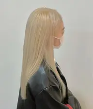 【👑人気No.2👑】似合わせカット+🟡ダブルカラー＋Goトリートメント（土日祝➕1100）