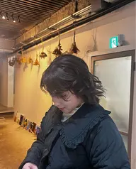 🍭スタイリストカット+ニュアンス海外風パーマ👩‍🦱