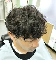 カット+メンズパーマ