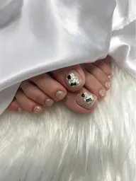 フットネイルワンカラー🎀⭐️💫