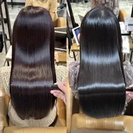 🩶【5/3、5/4限定クーポン】🩶似合わせカット＋巻ける縮毛矯正＋ブリーチなし透明感カラー＋1stepトリートメント