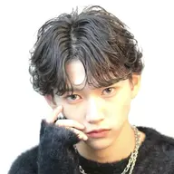 【🥇人気No1メニュー🥇】選べるパーマ🔥メンズカット＋パーマ🔥シャドウ,フェザーなど🔥【ミニモ学割/韓国】