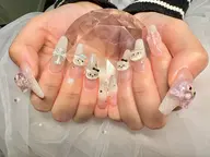 人気No.3💎長さ出し(チップ)+ワンカラー💎 ラメ・グラデ・2色まで⭕️