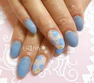 ◆再来 他店オフ有り◆シンプルデザインコース斜め、ストレートフレンチ/カラグラetcアート片手1本ずつ程度