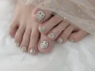 【フットネイル】持ち込みデザイン8980《初回ジェルオフ無料》