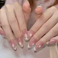 ケア込み・チップ長さ出し10本(フレンチ/マグネットorラメ/グラデーション)🩷