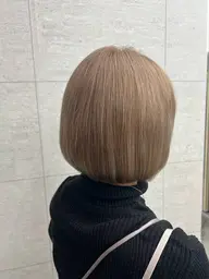 【人気NO1】✨⭐️髪質改善カラー⭐️✨デザインカット×ケアブリーチ×イルミナカラー×システム5stepトリートメント