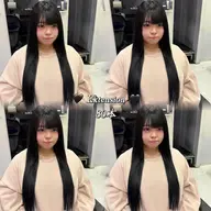 🦋ミニモ限定価格🦋エクステ80本+ケアカラー+7step Aujuaトリートメント(メンテナンスカット込)