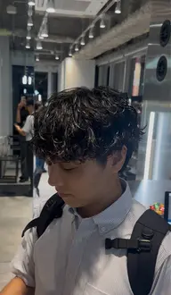 【ミニモ学割👩‍🎓】メンズ限定！骨格矯正カット🔥➕波巻きパーマ