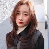 透明感カラー➕毛量調整カット💇🏼‍♀️