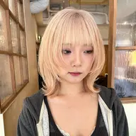 【メンズ】【レディース】カット＋ブリーチ＋ブリーチ＋カラー