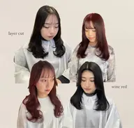 🇰🇷🩶韓国人風カット+艶感カラー+トリートメント付き🫶🏻