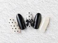 【甘皮ケア/付け替えオフ付】シンプル定額ネイル ¥4000