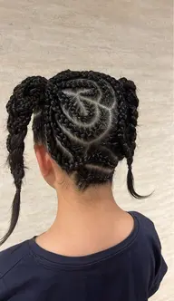 コーンロウ、デザインコーンロウ