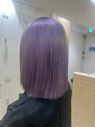 【カット無し】💖ダメージを抑えながらハイトーンに💖 ケアブリーチ➕カラー➕髪質改善トリートメント（5​〜​11step）
