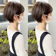 ショートカット➕ワンカラー⭐️（3センチ以上カット可能な方）
