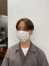 【全員クーポン】メンズカット＋Wカラー(ブリーチ無し)＋トリートメント