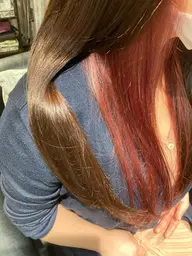 🌈ブリーチ使用トレンド人気No.3✨インナー＆アディクシーカラー＆グローバルミルボン🌸４Step🌸トリートメント