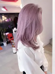 【✨当店でのブリーチ後、2週間以内のメンテナンスカラー】ブリーチ後の退色補充‼️シャンプーしながら色補充します⭐️トナー