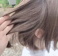 ブリーチ無しダブルカラーブリーチまではしたくないけど透明感のあるカラーしたい人に!初カラーにもオススメ😆
