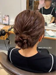 ヘアアレンジ🌈平日限定🌈(ゆるふあシニヨン限定)⚠️他の髪型にされたい方はご相談ください⚠️