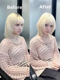 ブリーチ１回＋カラー