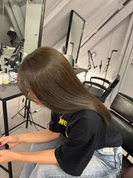 ブリーチなしWカラー+髪質改善