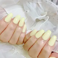 オフ無し　ジェルチップ長さ出し＋ワンカラー