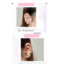 ◇スタンダードコース◇   耳つぼ8コ（片耳4つずつ）➕ジュエリー付け放題➕耳リフレ付き👂"