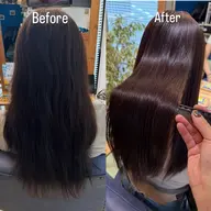🦋【縮毛矯正】"美髪"矯正🫶🏻✨×フルカラー